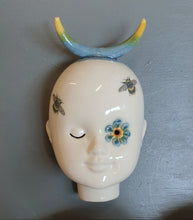 Load image into Gallery viewer, Porcelain hanging Wall dolls