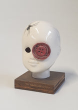 Load image into Gallery viewer, Doll Head, button eye voodoo doll..:)