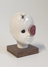 Load image into Gallery viewer, Doll Head, button eye voodoo doll..:)