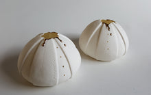 Load image into Gallery viewer, Urchin Tealight Holder with gold dribble