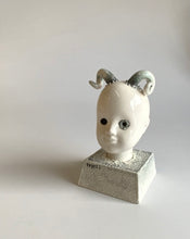 Load image into Gallery viewer, Ram Horn Doll with ceramic base