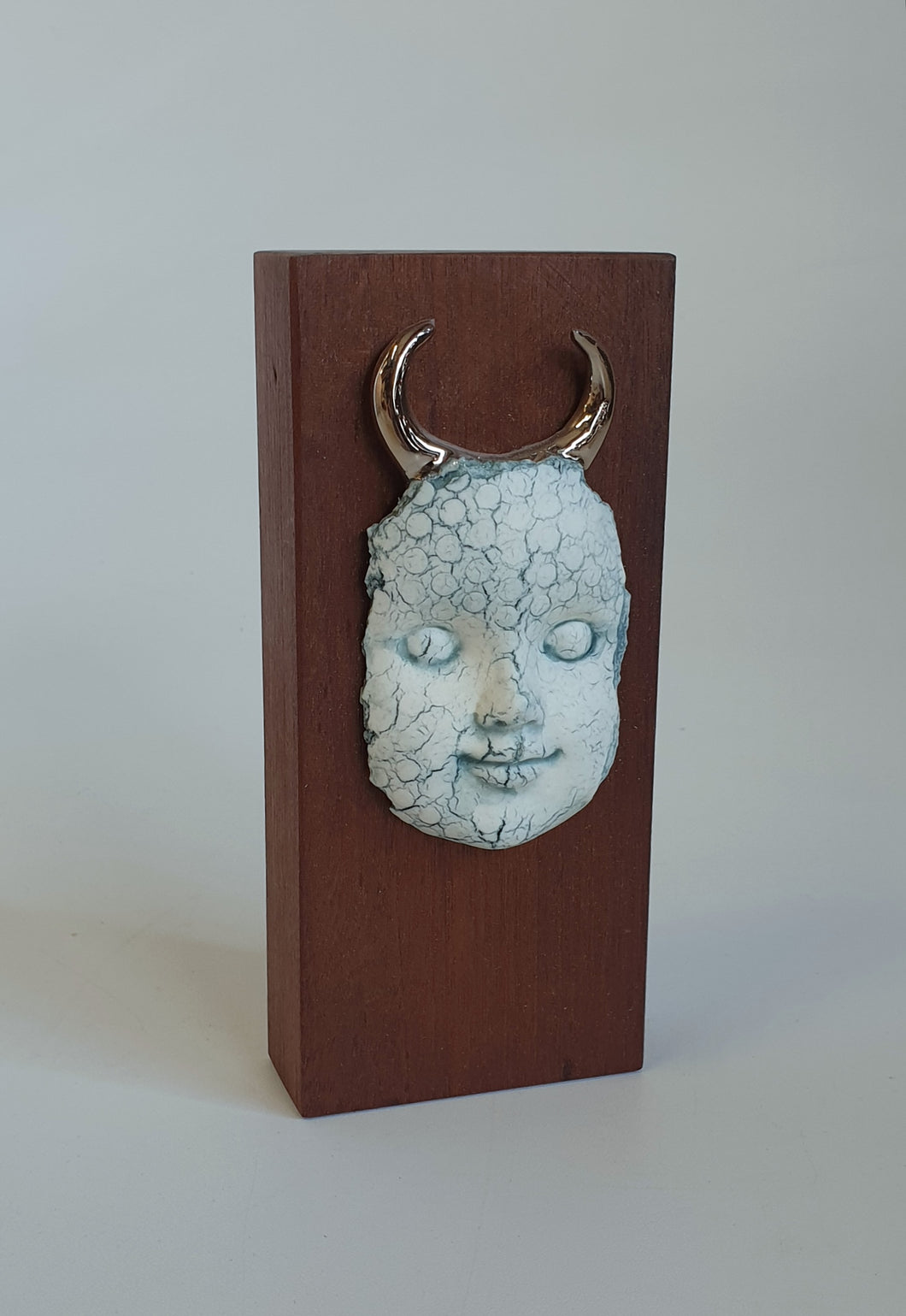 Blue Block Head with platinum horns