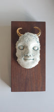 Load image into Gallery viewer, Block head with golden horns
