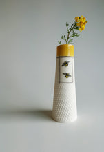 Load image into Gallery viewer, Tapered Vase with Bee&#39;s
